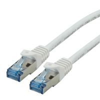 ROLINE Patchkabel Cat.6A S/FTP (PiMF), Component Level, LSOH, weiß, 0,3 m