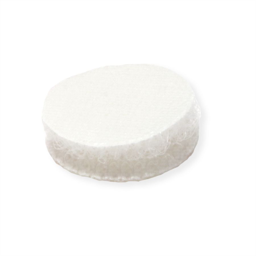 VELCRO® Klettpunkte Selbstklebend, Haken & Flausch 16mm x 16 sets Weiß