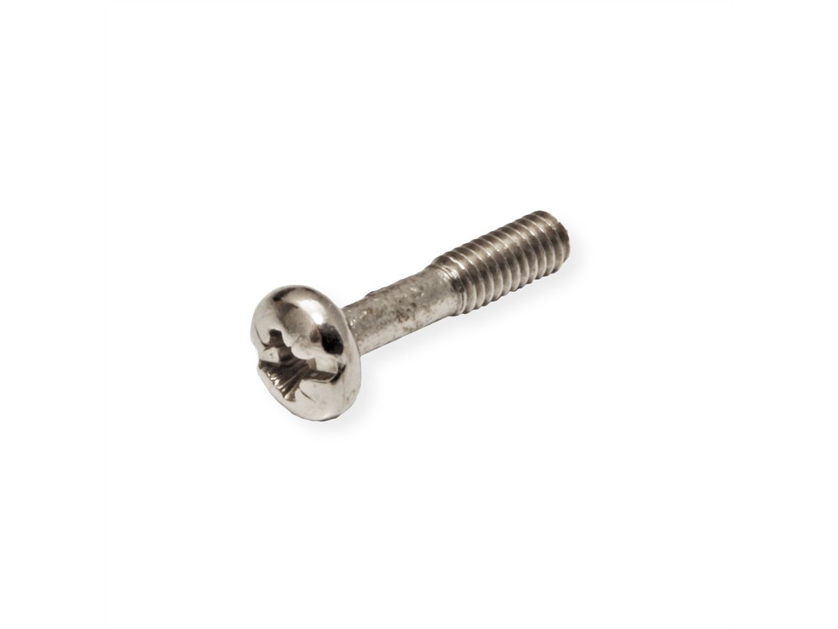 SCHROFF Halsschraube mit Kreuzschlitz/Schlitz - HALSSCHR.M.KR.M2,5 NI. 100ST