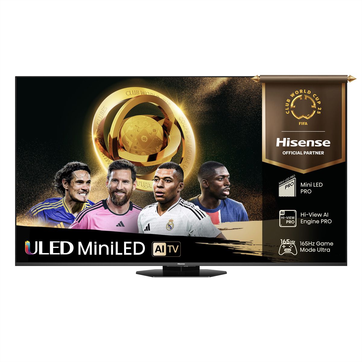 Hisense TV 75U8Q 75" , Mini-LED 4K, 165Hz, 5'000 Nits