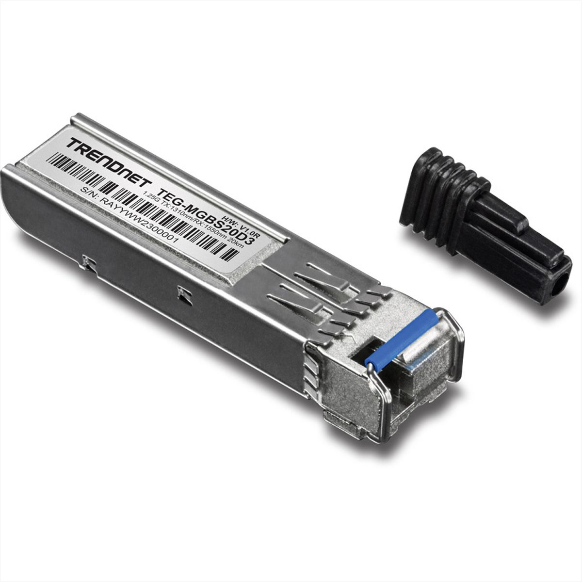 TRENDnet TEG-MGBS20D3 Mini-GBIC, Dual Wavelength Single-Mode LC 1310 20KM