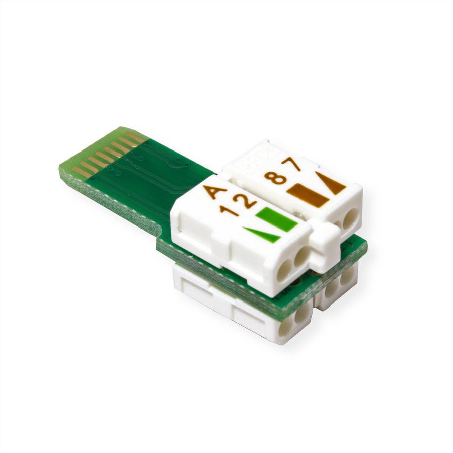 TELEGÄRTNER MFP8 feldkonfektionierbarer RJ-45 Stecker, Cat.6A (Class EA) T568A