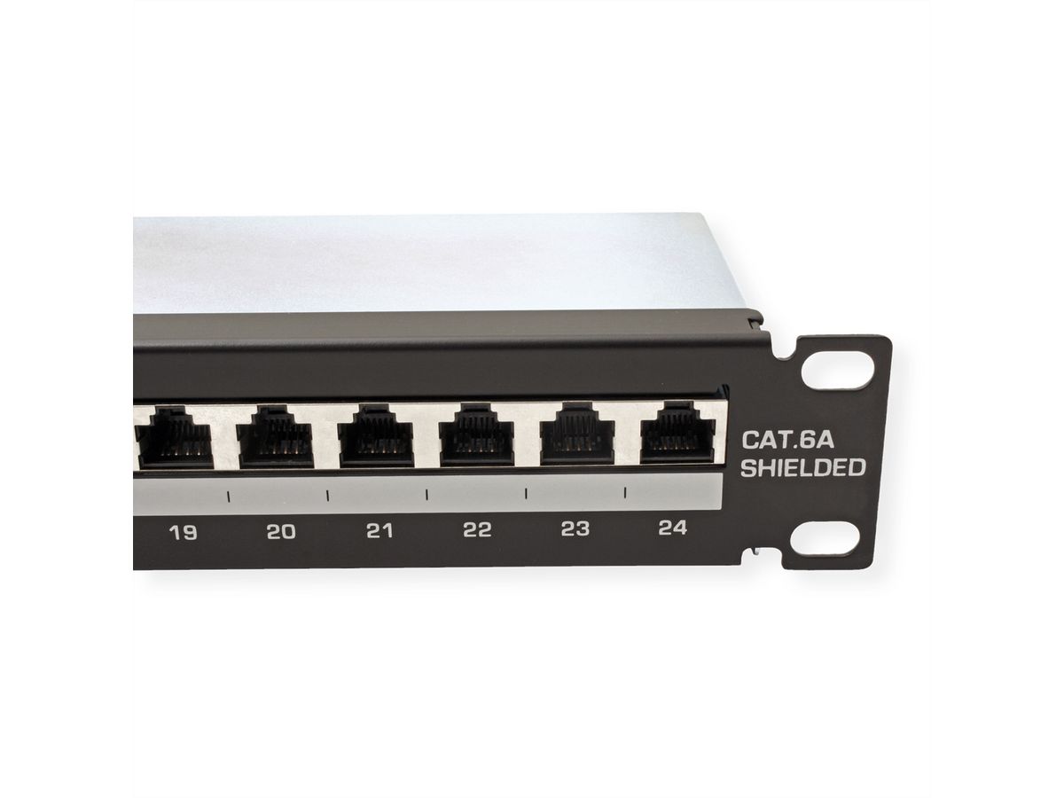 TRENDnet TC-P24C6AS Patch Panel, 24-Port Cat6A geschirmt