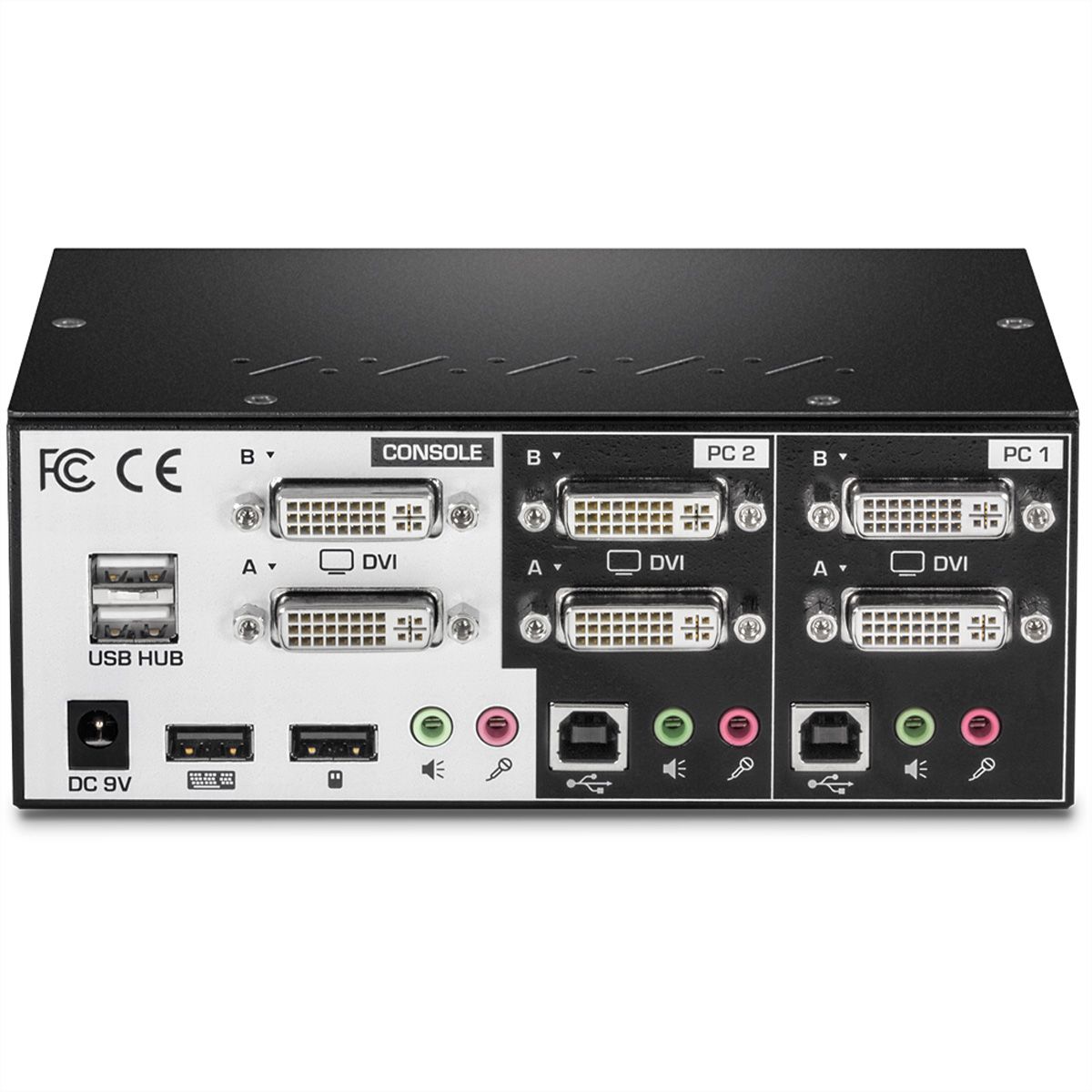 TRENDnet TK-232DV DVI KVM Switch 2-Port Dual Monitor