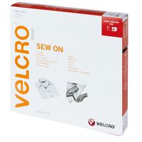 VELCRO® Klettband zum Aufnähen, Haken & Flausch 20mm x 10m Rot