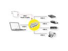 VALUE USB 3.2 Gen 1 Hub, 4fach, USB-A Anschlusskabel