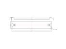 ROLINE 19"-Blindplatte Snap-in, 2 HE, schwarz