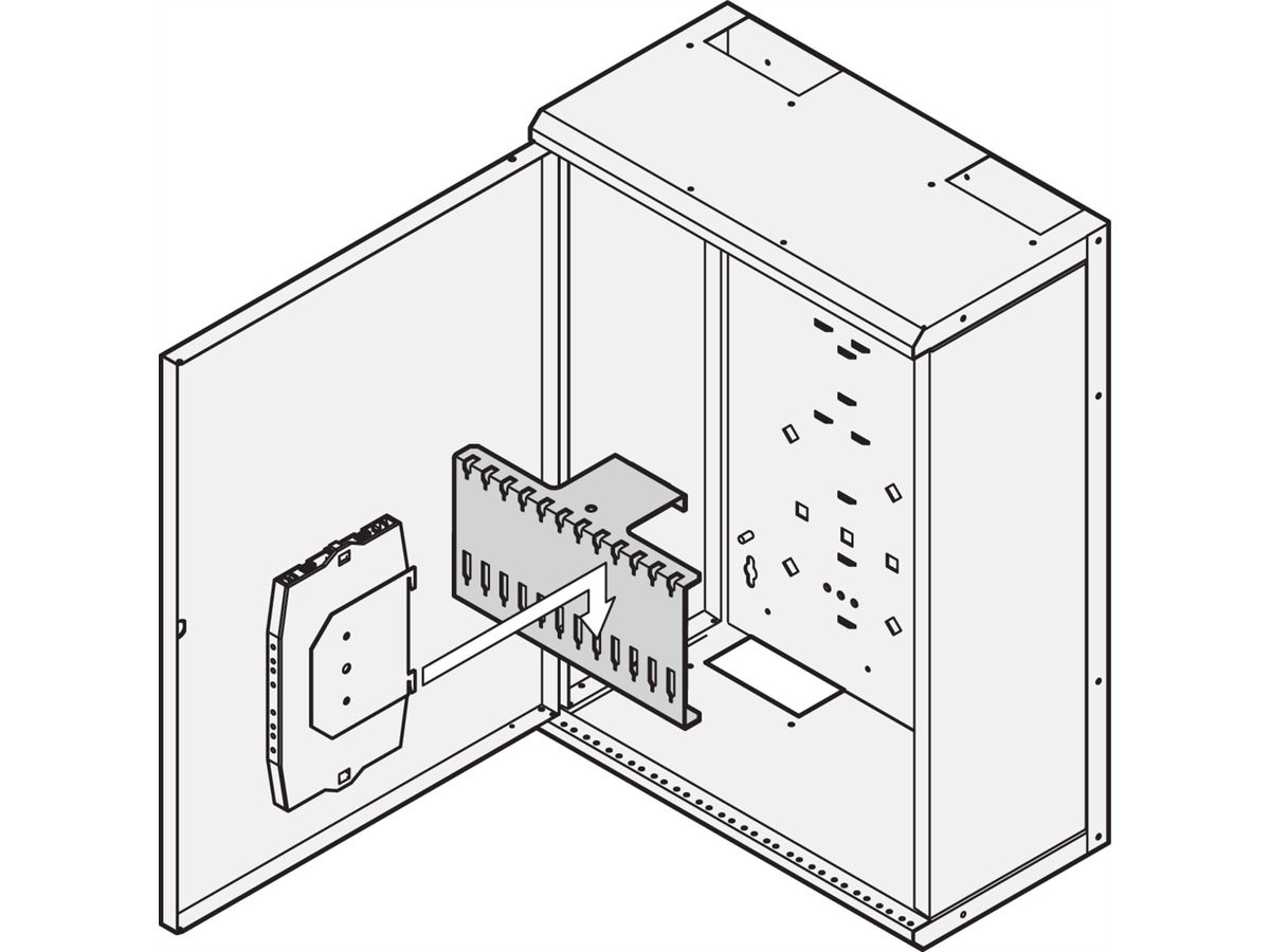 SCHROFF Spleisskassettenhalter - SPLEISSKASSETTENHALTER