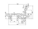 SCHROFF Typ H-MZ stabil, mit Z-Schiene - MODULSCH. HINTEN 42TE H MZ