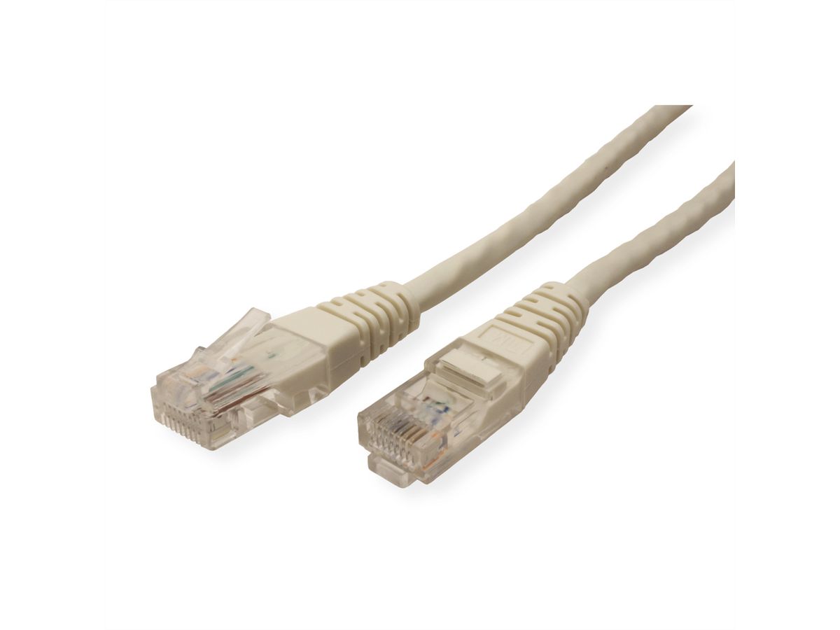STANDARD UTP-Patchkabel konf. Kat.6 (Class E), beige, 2 m