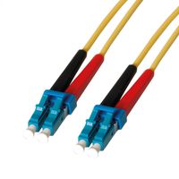 LEONI LWL-Kabel duplex 9/125µm, Suhner LC/LC, 5 m