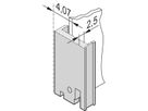 SCHROFF Frontplatte, U-Profil, schirmbar - FRONTPLATTE IEEE 3HE 11TE