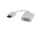 ROLINE DisplayPort-VGA Adapter, v1.2, DP ST - VGA BU, Aktiv