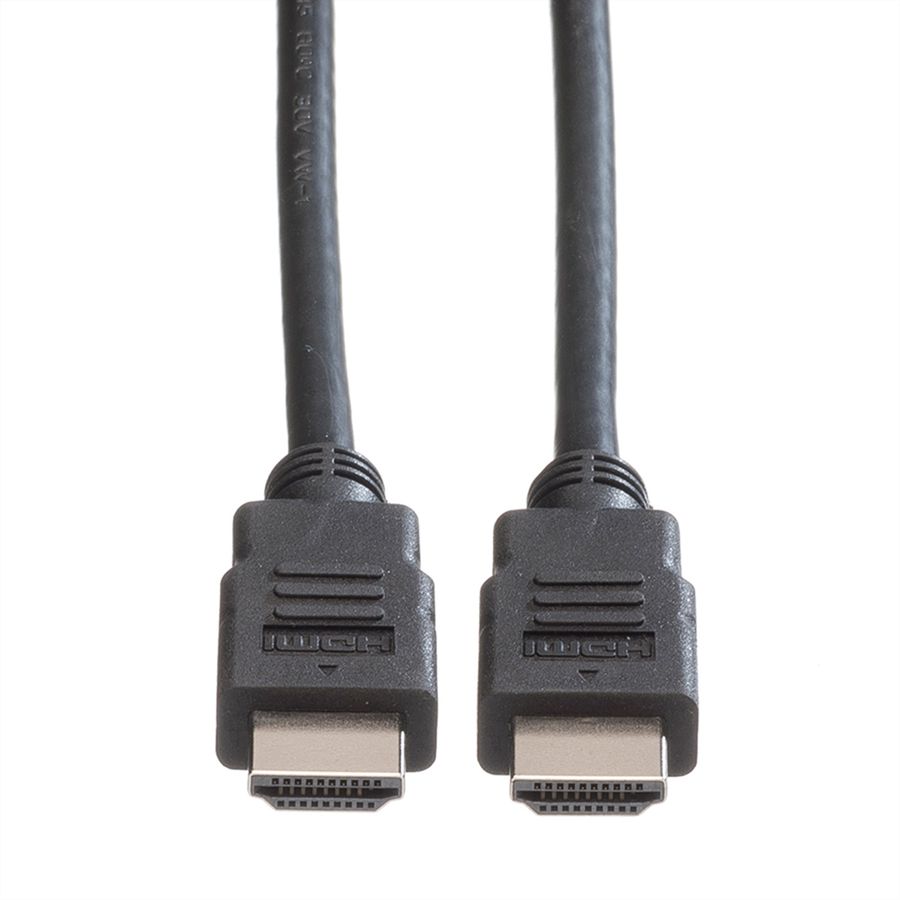 ROLINE GREEN HDMI High Speed Kabel mit Ethernet, TPE, schwarz, 1 m