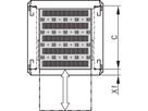 SCHROFF 19''-Fachboden, ausziehbar, 30 kg - 19"FA AUS 1HE C=500 VOL 7021