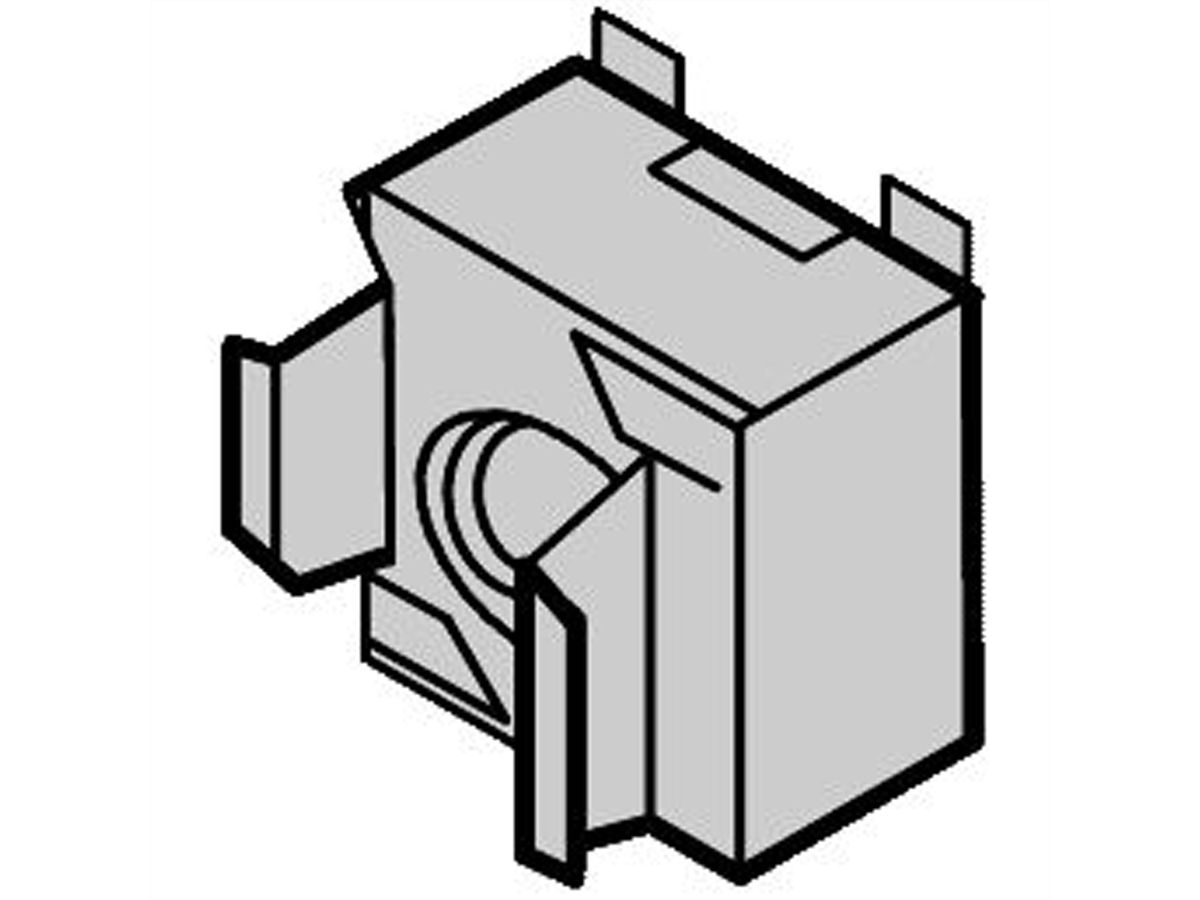 SCHROFF Erdungskäfigmutter M5 - ERDUNGSKAEFIGMUTTER M5 100ST.