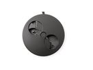 BACHMANN TWIST 2xUTE 2,0m AEH schwarz 30GE seidenmatt, schwarz, 2 m