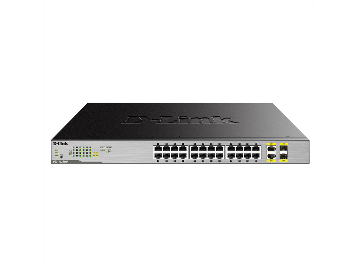 D-Link DGS-1026MP 26-Port PoE+ Gigabit Layer2 Switch