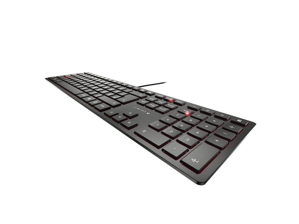 CHERRY Tastatur KC6000 SLIM Schwarz, JK-10680DE-2