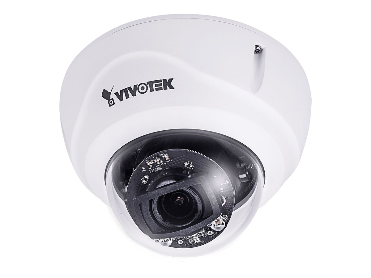 VIVOTEK FD9368-HTV Fixed Dome IP Kamera 2MP 30fps H.265, WDR Pro, IR, Varioobjektiv, für den Außeneinsatz