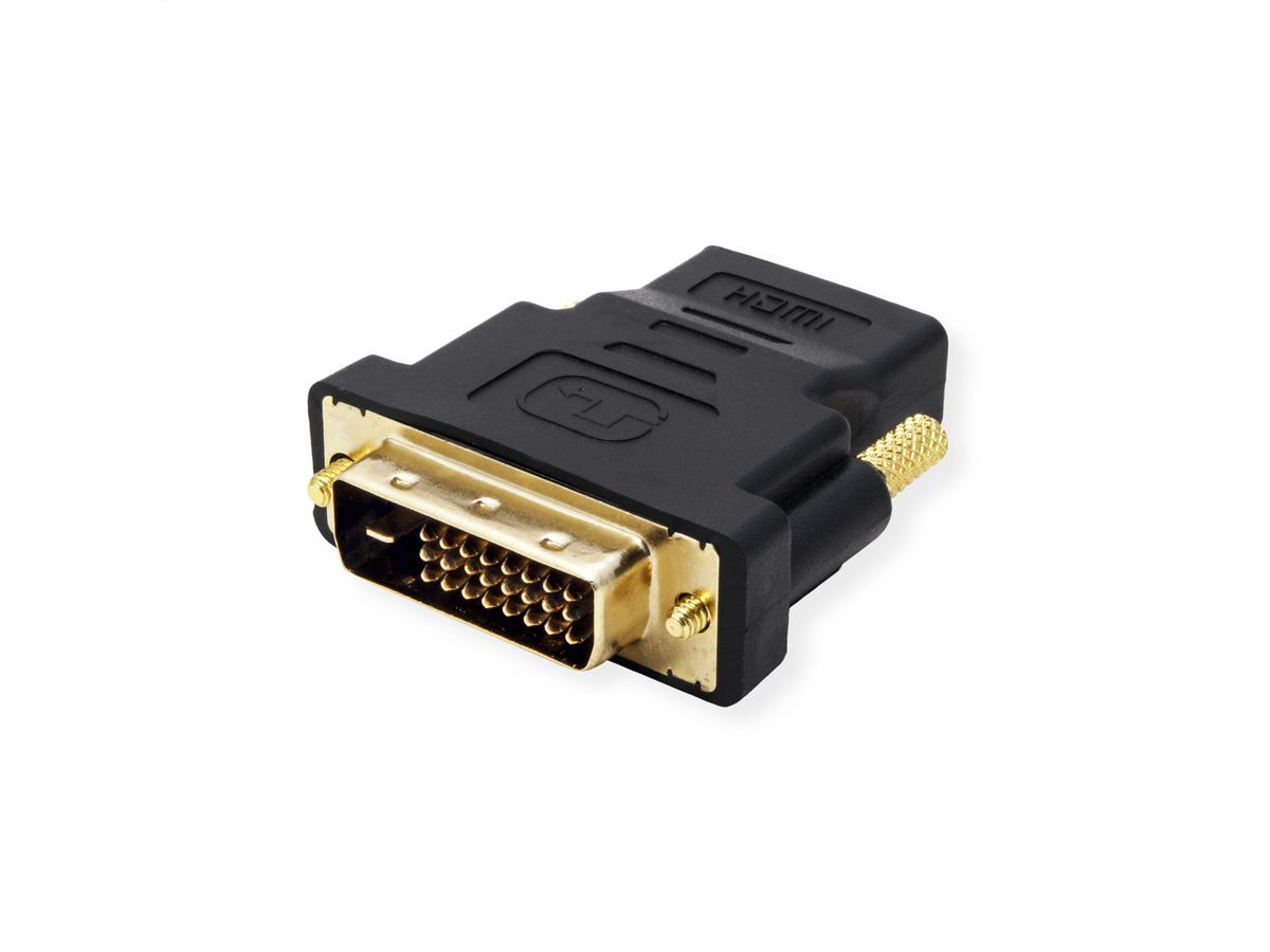 ROLINE HDMI-DVI Adapter, HDMI BU / DVI-D ST