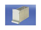 SCHROFF Kassetten PRO mit Haube, 3 HE, Frontplatte geschirmt (Textildichtung) - KAS M.HAUBE EMV 3HE 5TE 167T