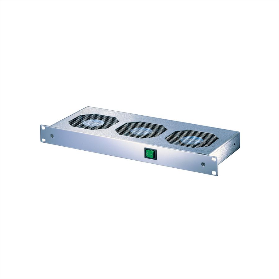 SCHROFF 19" Umlüfter, 3 Ventilatoren, 1 HE - UMLUEFTER 19"M.SCH. 115V