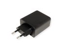 VALUE USB Charger mit Euro-Stecker, 3-Port (Typ-A, 2x Typ-C), 65W, GaN