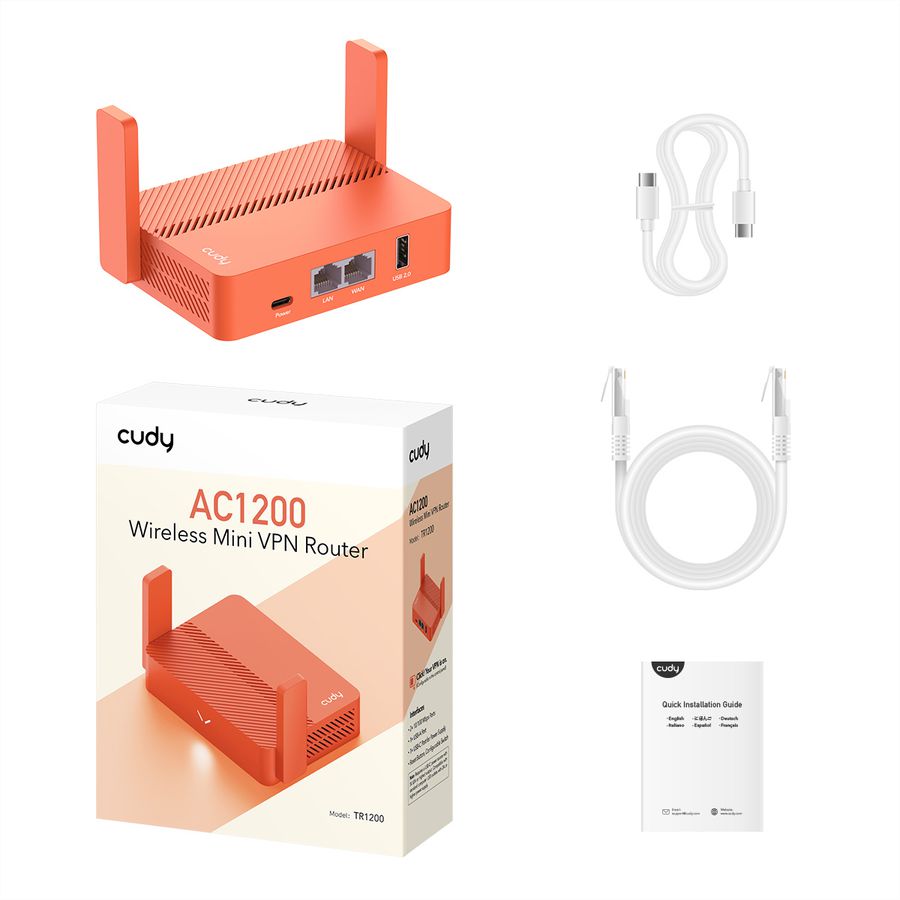CUDY TR1200 Wireless Mini VPN Router
