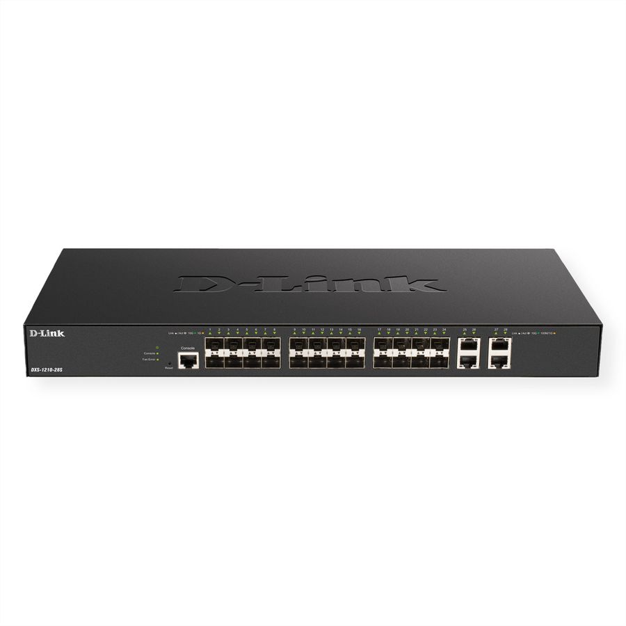 D-Link DXS-1210-28S Smart Managed Switch 24x 10G SFP+  + 4 x 10G Base-T Ports