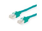 KERPEN Patchkabel Cat.5e (Class D) SF/U, MegaLine D1-20, gekreuzt, grün, 0,5 m
