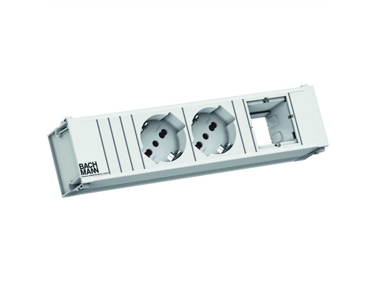 BACHMANN CONI 2xP40 1xCM 0,2m GST18 RAL9010