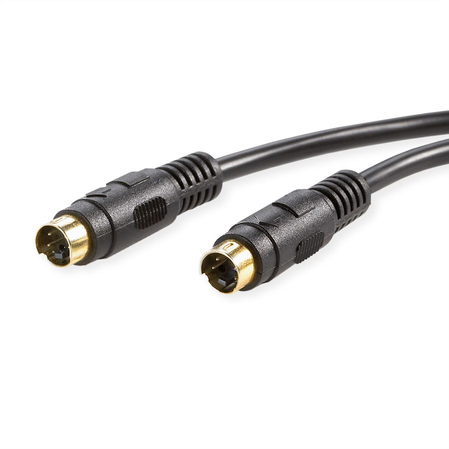 VALUE S-Video Kabel, schwarz, 5 m