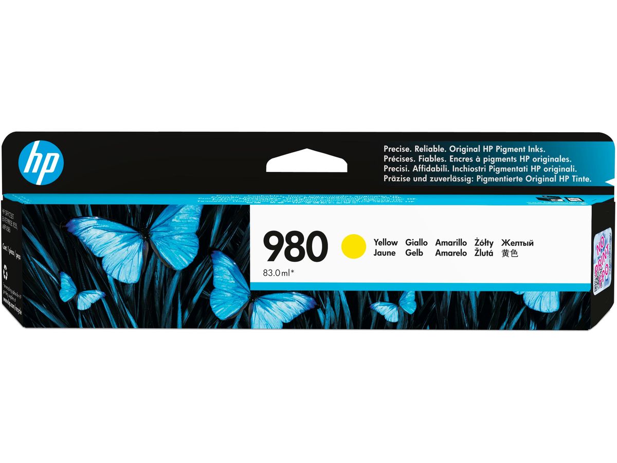 HP 980 Gelb Original Druckerpatrone