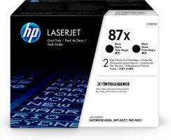 HP 87X 2er-Pack Schwarz Original LaserJet Tonerkartuschen mit hoher Reichweite