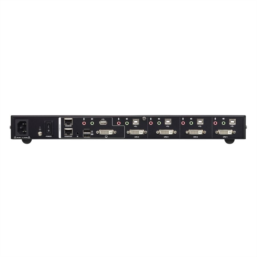 ATEN CM1164A 4-Port USB DVI Multi-View KVMP Switch