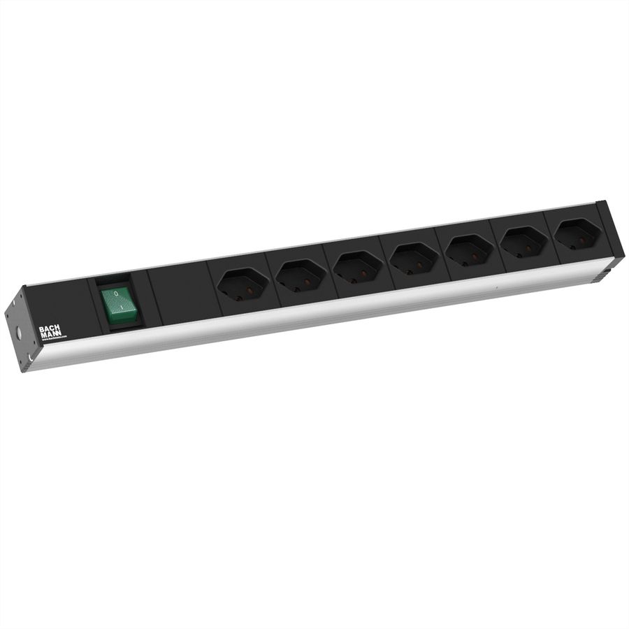 BACHMANN 19" 1HE 7xCH T13, 1xSchalter