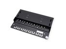 ROLINE Patchpanel, 8 Ports, Kat.5e (Class D), geschirmt, schwarz