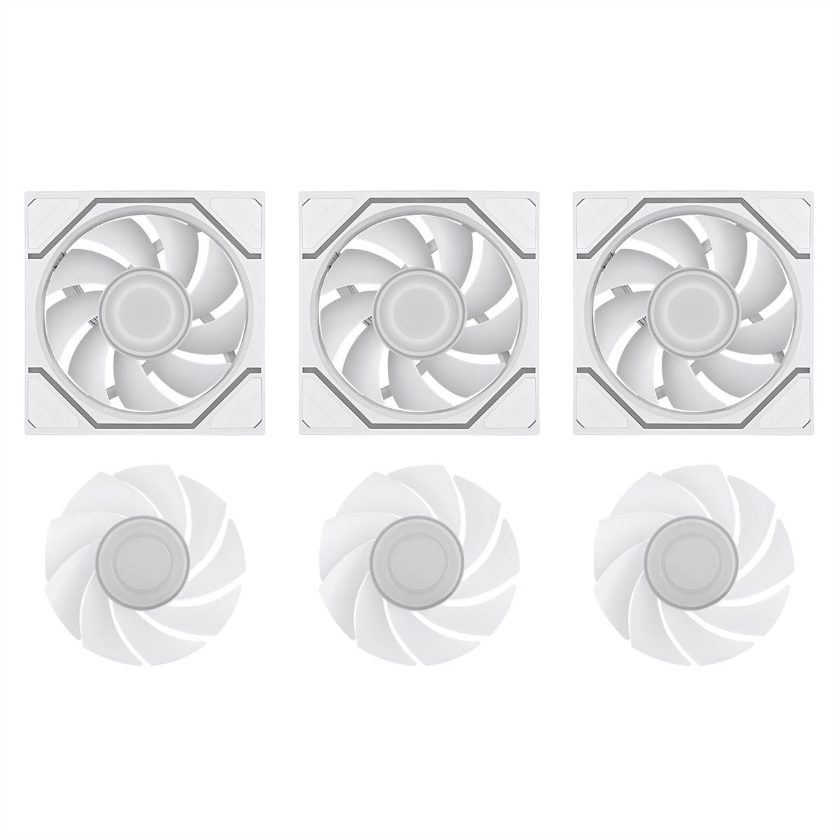 Thermaltake SWAFAN 120 EX INFINITY ARGB Sync 3-Fan Pack, weiß