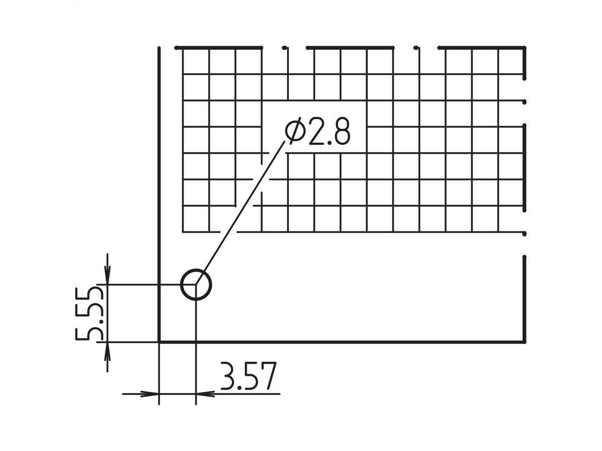 SCHROFF Montagestift DIN 7 - MONTAGESTIFT AUSHEBEGR.100ST