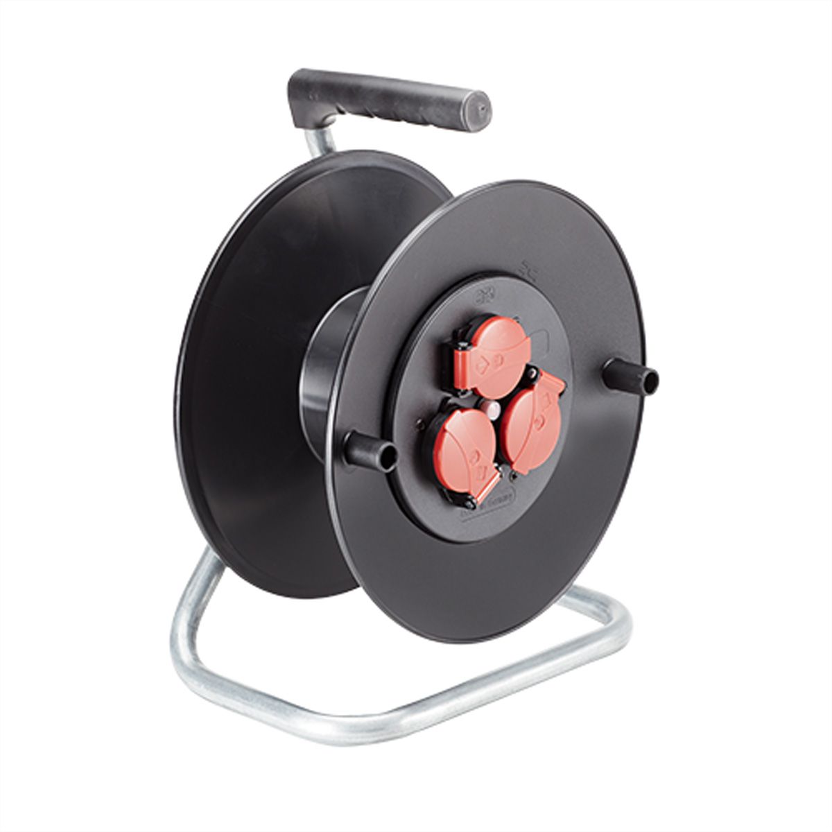 BACHMANN Kunststoff Kabeltrommel 3-fach, ohne Kabel, IP44