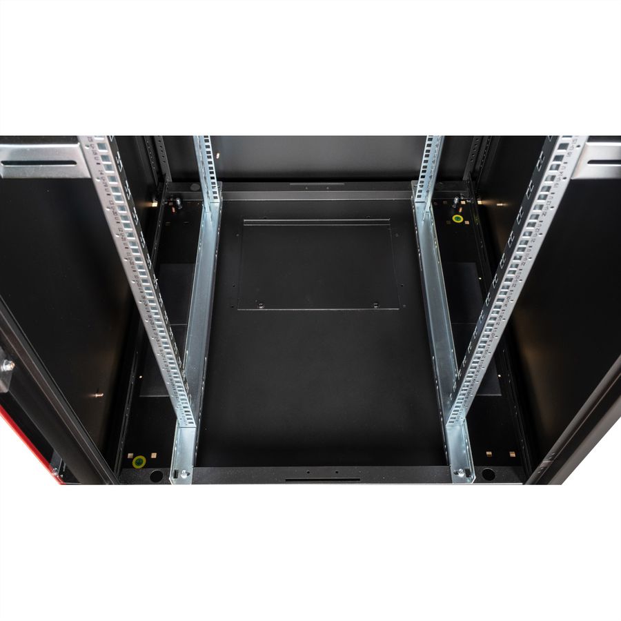ROLINE 19-Zoll Netzwerkschrank Basic 32 HE, 800x800 BxT Glastür schwarz