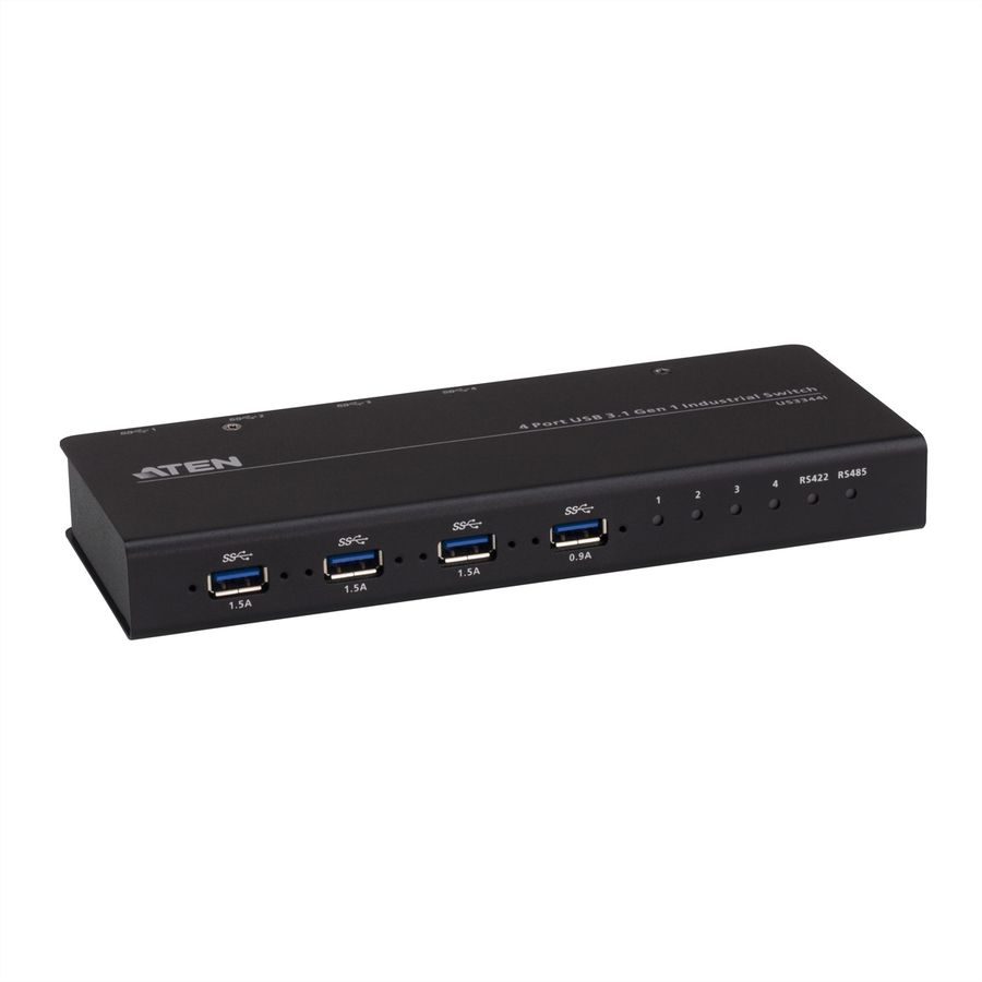 ATEN US3344i Industrie Hub Switch 4 x 4 USB 3.1 Gen 1