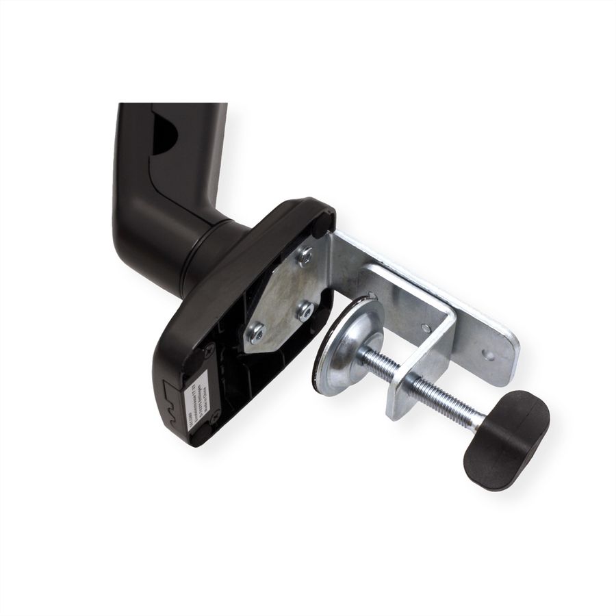 VALUE LCD-Arm, Tischmontage, Gasfeder, 5 Gelenke, 13-27 Zoll, bis 6,5 kg, schwarz