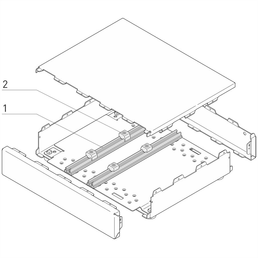 SCHROFF LEITERPLATTENBEFESTIGUNG 133T