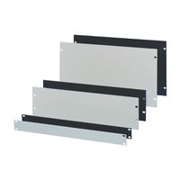 SCHROFF 19"-Blindblende 2 HE RAL 7021 schwarzgrau