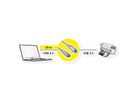 ROLINE USB 3.2 Gen 1 Aktives Repeater Kabel (AOC), ST/BU, schwarz, 10 m