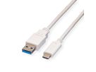 VALUE USB 3.2 Gen 1 Kabel, A-C, ST/ST, 1 m