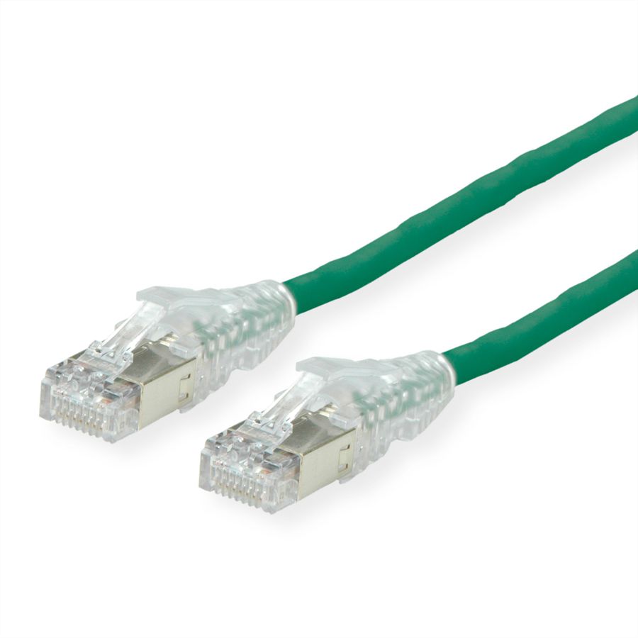 DÄTWYLER Patchkabel Cat.6A (Class EA) S/FTP, CU 7702 flex LSOH, AMP v2, grün, 15 m