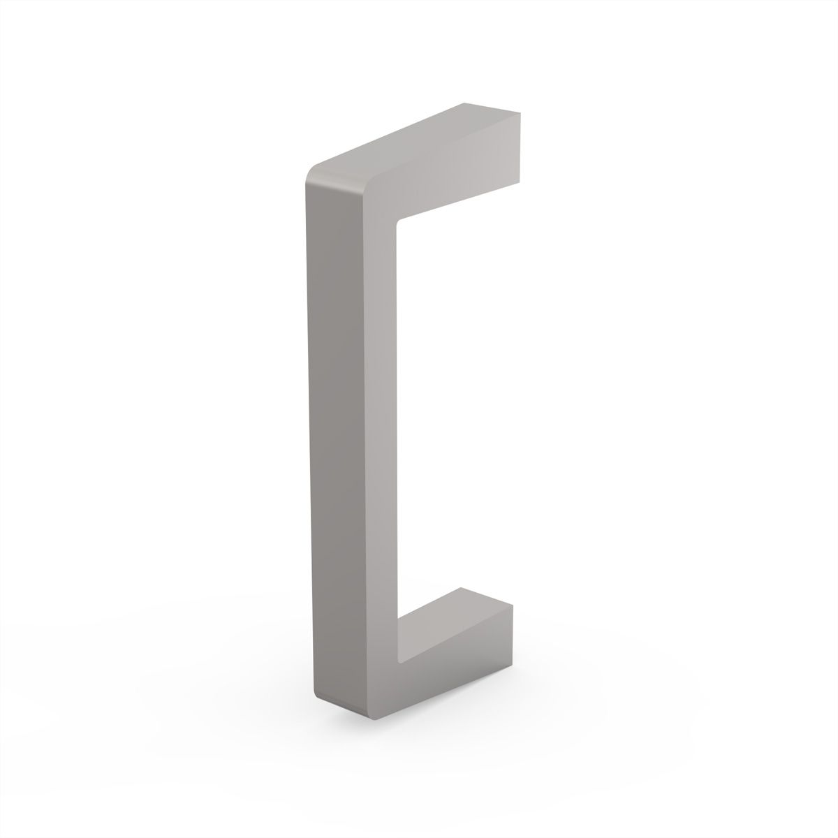SCHROFF Frontgriff, einteilig, Breite 7 mm - FRONTGRIFF ALU 98MM ELOXIERT